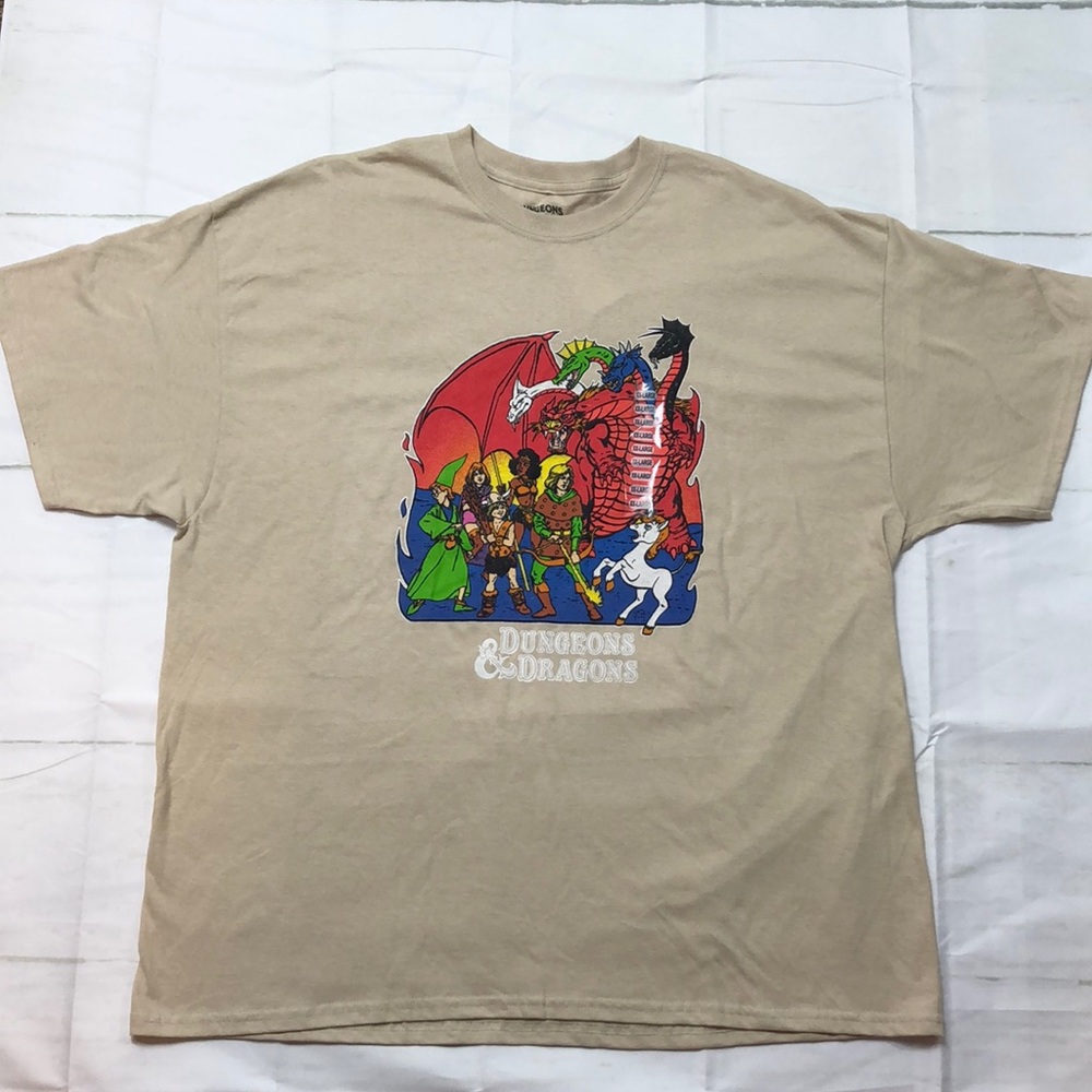 COPY - Dungeons and Dragons graphic T Shirt size 2XL